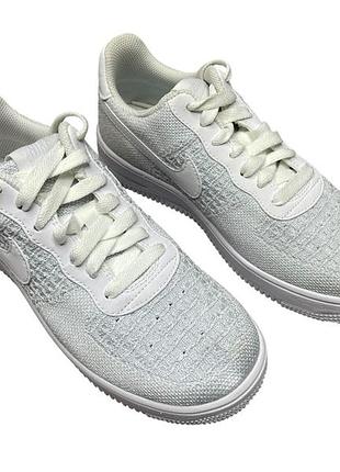 Nike air force 1 flyknit 2.0 у кольорі pure platinum us 5.5 eu 38