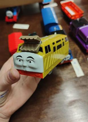 Редкий дизель 10 с клешней пинчи! thomas &amp; friends mattel trackmaster код на дне: 2195d