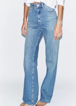 Джинси жіночі блакитні zara new