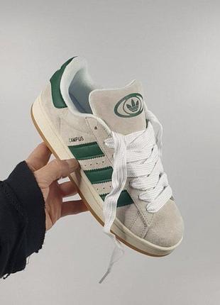 Adidas campus зелені та чорні 36-41 оригінал замша