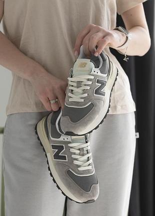 Кросівки new balance 574 beige grey