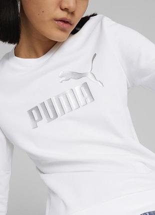 Світшот puma для дівчинки 140 розмір білий