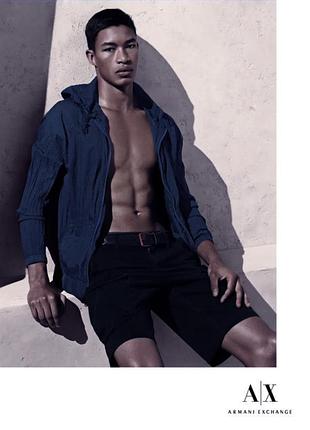 Ветровка куртка курточка олимпийка армани armani exchange кофта на молнии дождевик