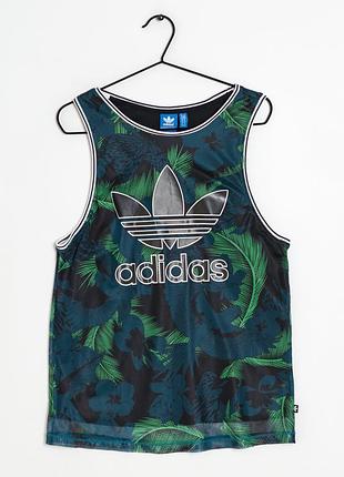 Винтажная майка женская  adidas hawaii 38(l)