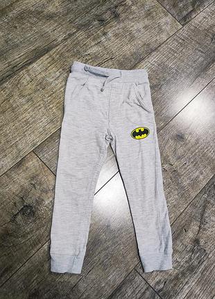 Брюки, джоггеры двунитка шлевки, batman, р. 92-98, 2-3 года, длина 55см