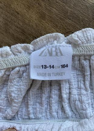 Топ блуза біла zara 4