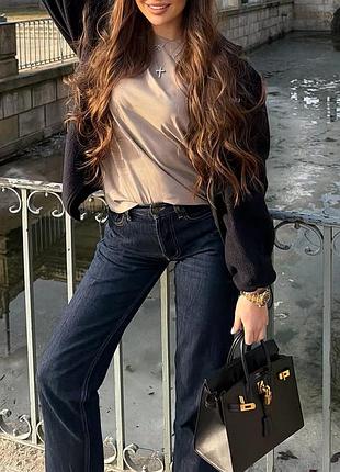 Укорочені джинси вузького крою із середньою посадкою massimo dutti