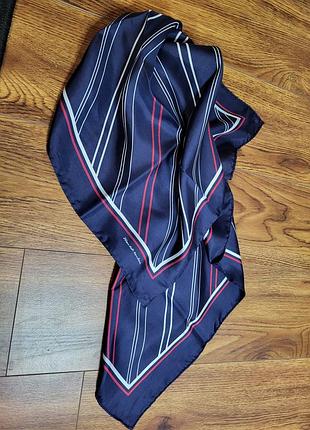 Італійська шовкова хустка jean dels tonken 100% silk 80×80