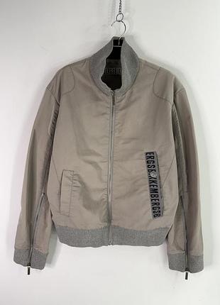 Dirk bikkembergs utility zip flight rare bomber jacket m/l size