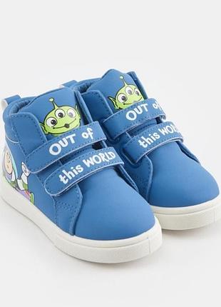 Голубые высокие кроссовки toy story, ботинки