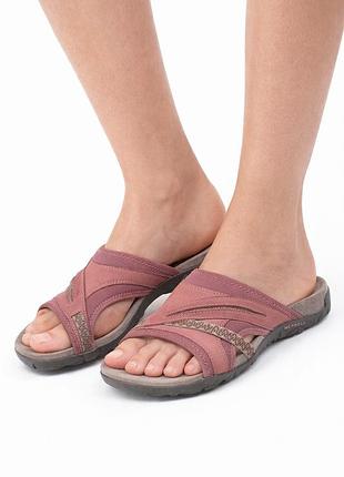 Merrell burl wood  женские летние тапочки/слайды