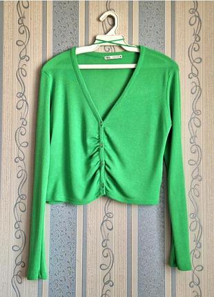 Вискозный кардиган zara