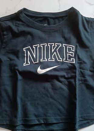 Футболка для девочки nike sports tee crop 8-10y