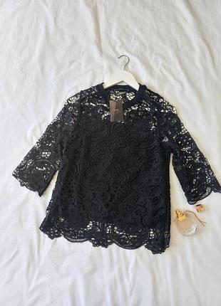 Zara блуза ажурна нова