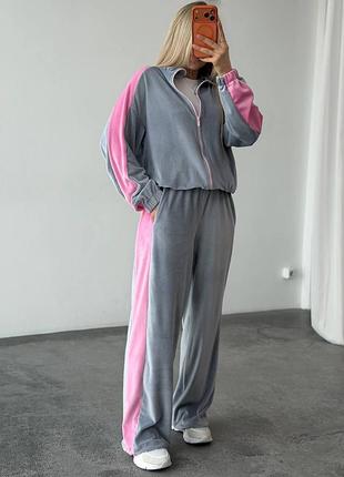 Костюм женский спортивный велюр