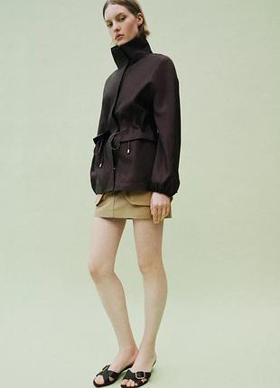 Куртка жіноча коричнева zara new