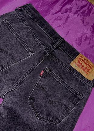 Жіночі сірі прямі джинси levi’s оригінал 8-10