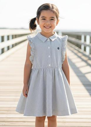 Платье petit bateau в полоску из органического хлопка, 3 года (95 см)
