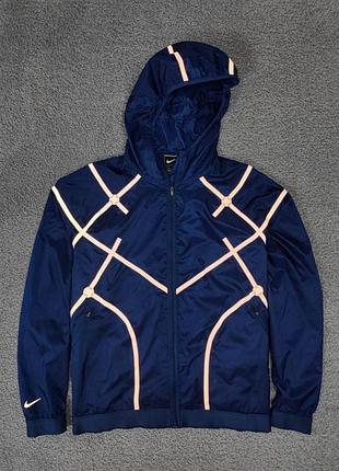 Вітровка nike city ready hooded jacket blue
оригинал