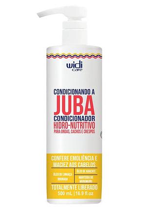Кондиционер увлажняющий-живящий для вьющихся волос widi care condicionando a juba condicionador hidro nutritivo, 500 мл