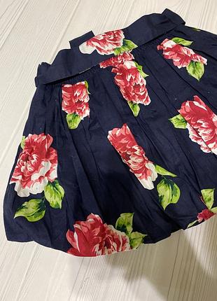 Спідниця  пишна у квітковий принт 2