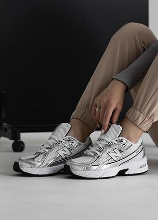 Кроссовки new balance 740v2 white silver black