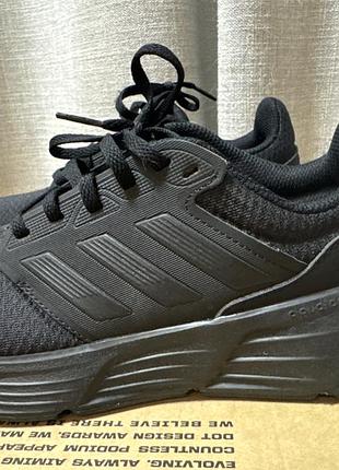 Оригінальні чорні кросівки adidas galaxy 6