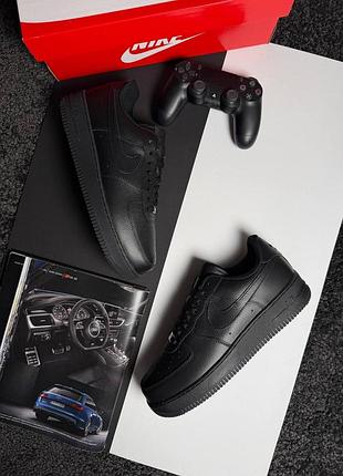 Мужские кроссовки nike air force 1 '07 black