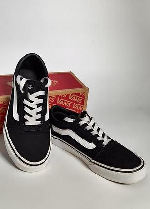 Vans ward (canvas) black/white, оригінальні кеди