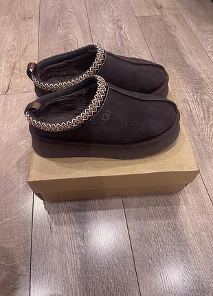 Жіночі ugg tazz в трендовому шоколадному кольорі
