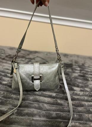 Шкіряна сумочка  borse in pelle genuine leather, б/у