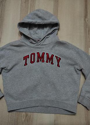 Стильный oversize баллахон худи Tommy hilfiger, пайта худи оверсайз на 8-9 лет