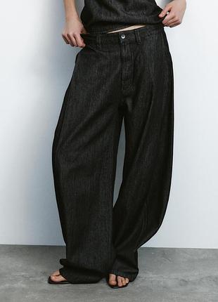 Джинсы zara с защелками m, l