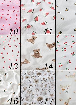 Женская муслиновая пижама из натурального хлопка легкая летняя пижама пандочка 8