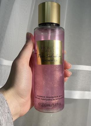 Парфумований спрей для тіла victoria's secret pure seduction shimmer шимер
