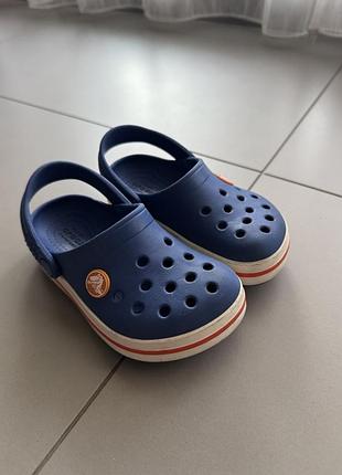 Оригінальні crocs crocband kids (сині) 🐊
