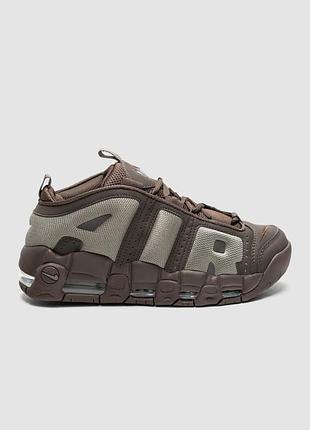 Nike air more uptempo low baroque brown
