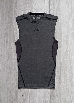 Копресійна чоловіча спортивна майка футболка under armour компресійна heatgear