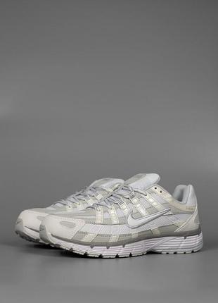 Nike p-6000 white/metallic summit