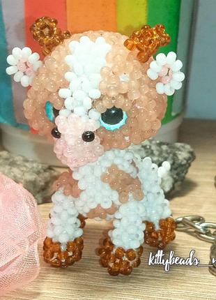 Коровка из бисера