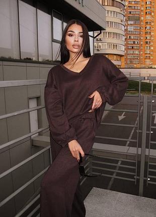 Костюм ( палаццо + кофта с v-образным вырезом )🛍️