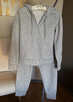 Спортивний костюм сірий меланж armani exchange