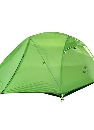 Намет двомісний star river 2 naturehike (nh17t012-t) — світло-зелений, зелений