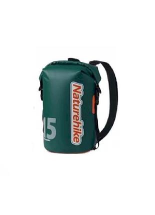 Водонепроницаемая сумка naturehike (cnk2300bs017) 15 л – зеленая