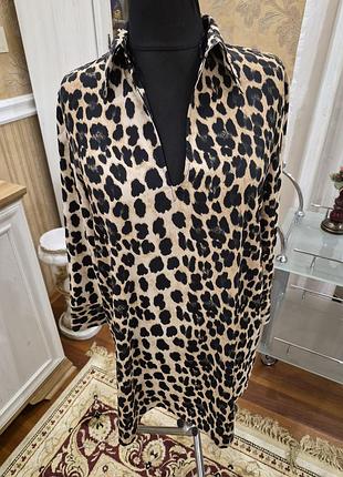Современное платье с длинным рукавом р.50-52