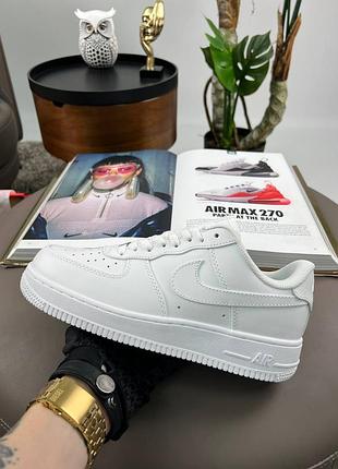Мужские кроссовки nike air force 1 low white