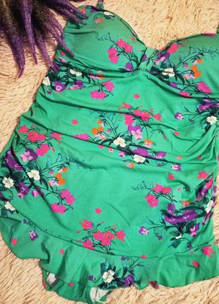 Новий купальник-сукня,свім-дрес,50-54разм.,gery by next2 фото