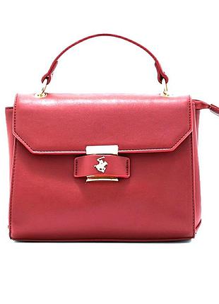 Beverly hills polo club.сумкасатчел satchel кросс-боди с клапаном /14283/