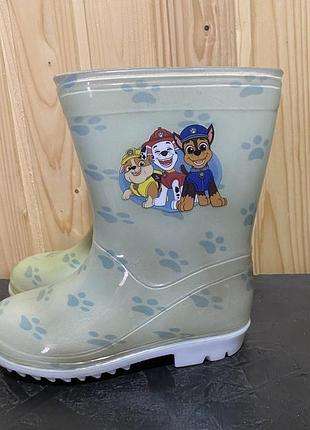 Дитячі гумові чоботи paw patrol