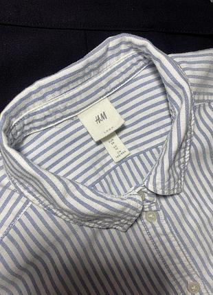 Жіноча сорочка h&m бавовна у смужку